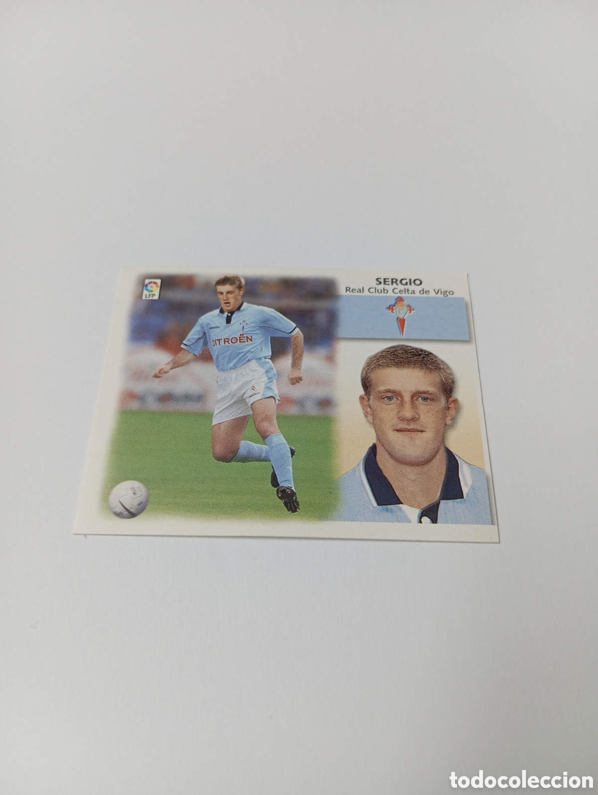 Cromos de F&uacute;tbol: SERGIO Celta Vigo LIGA ESTE 1999 2000 PANINI 99 00 NUEVO SIN PEGAR