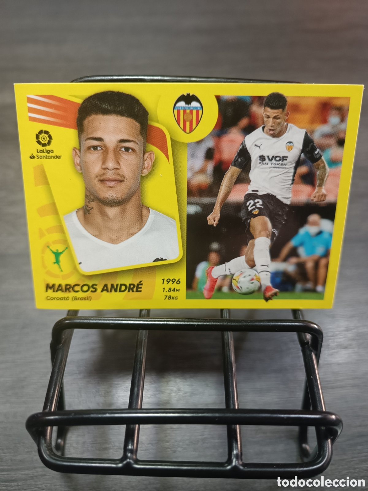 Cromos de F&uacute;tbol: &Uacute;ltimos fichajes 62 Marcos Andre Liga Este 2021 2022