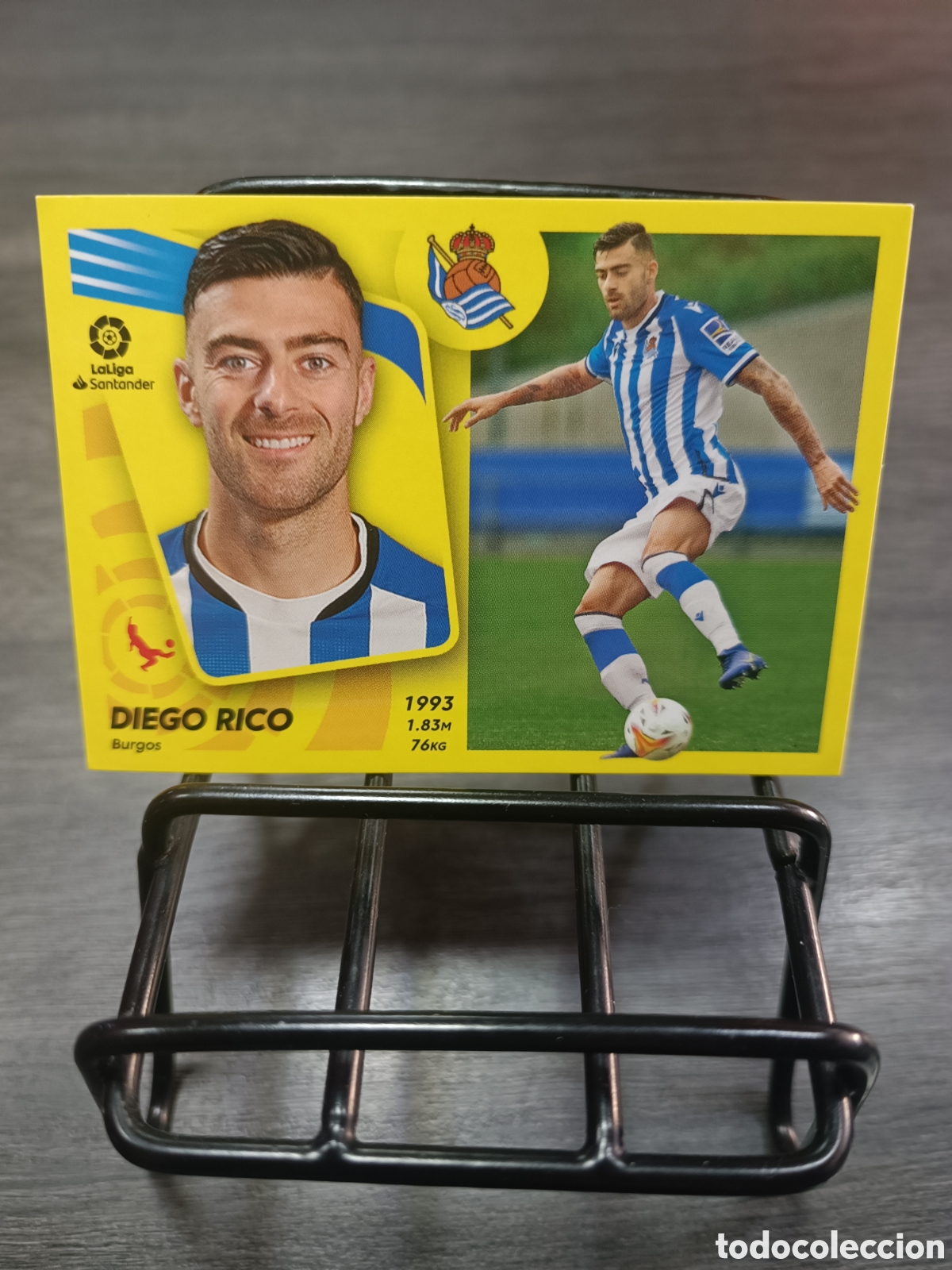 Cromos de F&uacute;tbol: &Uacute;ltimos fichajes 36 Diego Rico Liga Este 2021 2022