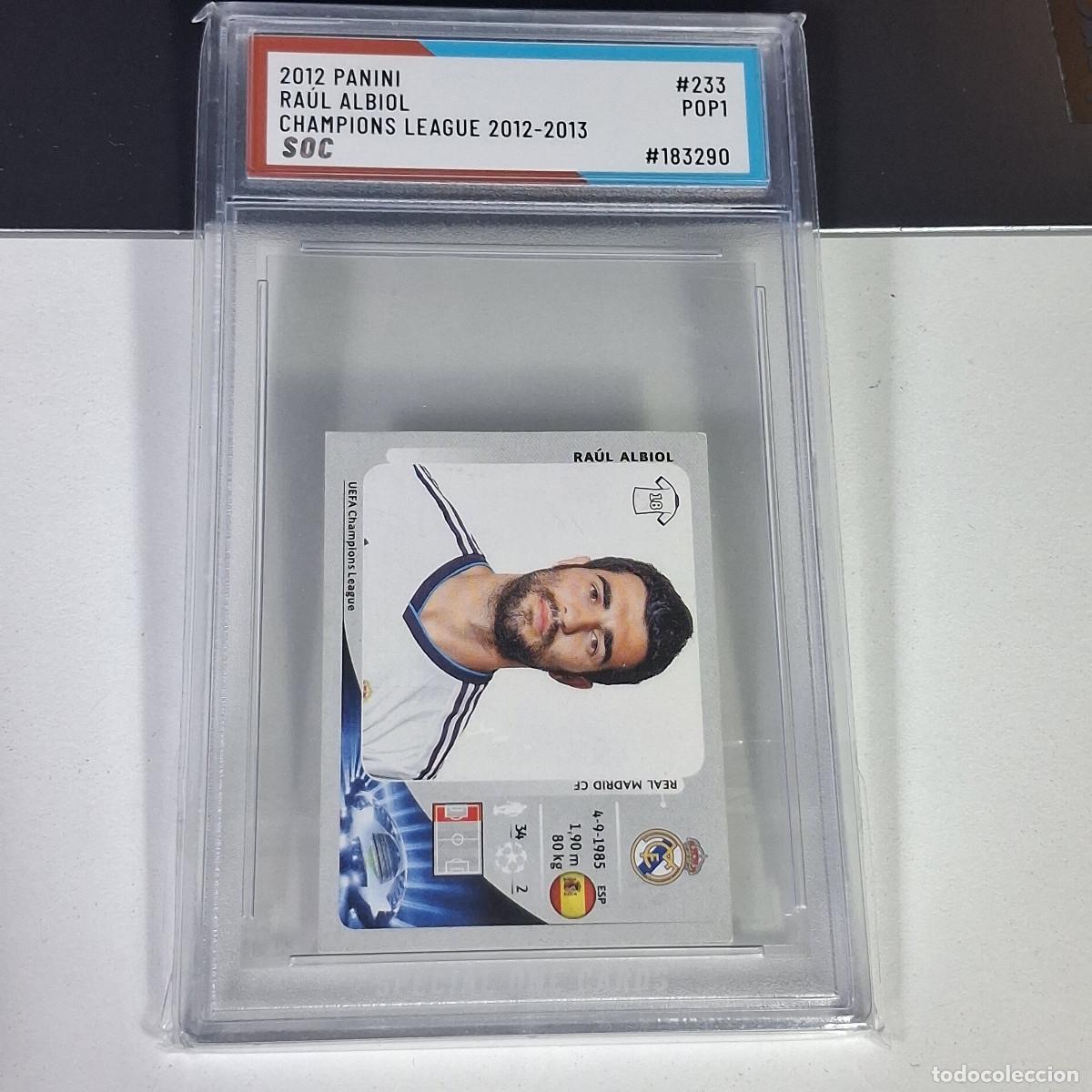 Cromos de F&uacute;tbol: 233 RA&Uacute;L ALBIOL &ndash; PANINI CHAMPIONS LEAGUE 2012-2013 GRADUADO SOC POP 1