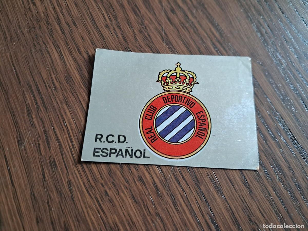 Cromos de F&uacute;tbol: R.C.D. Espa&ntilde;ol-Espanyol - n&ordm; 105 Escudo - Editorial Maga 1983-1984, 83-84 - nunca pegado