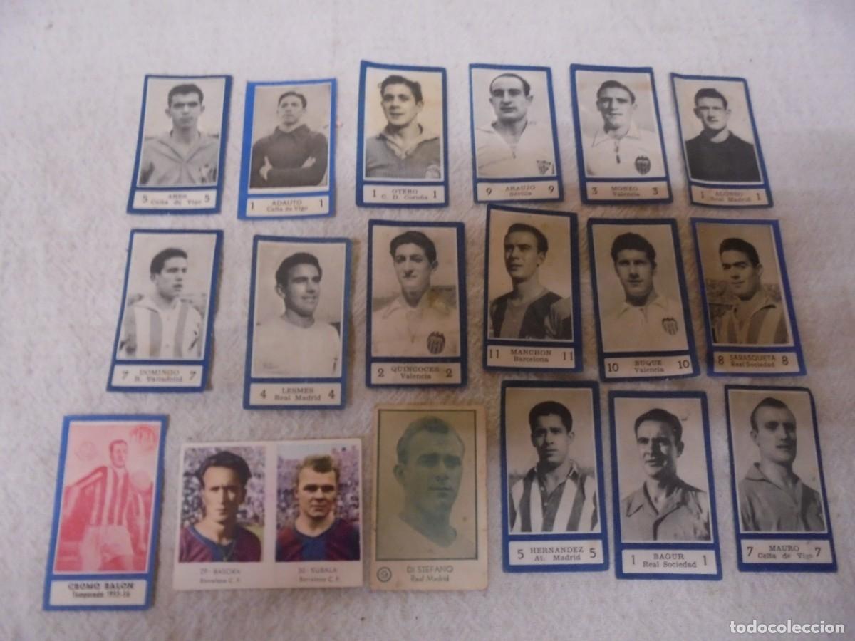 Cromos de F&uacute;tbol: magnificos 105 cromos de futbol diferentes colecciones