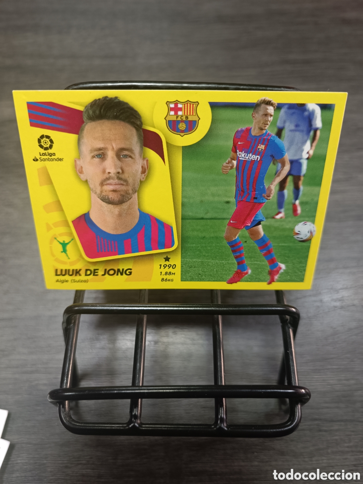 Cromos de F&uacute;tbol: &Uacute;ltimos fichajes 61 Luuk De Jong Liga Este 2021 2022