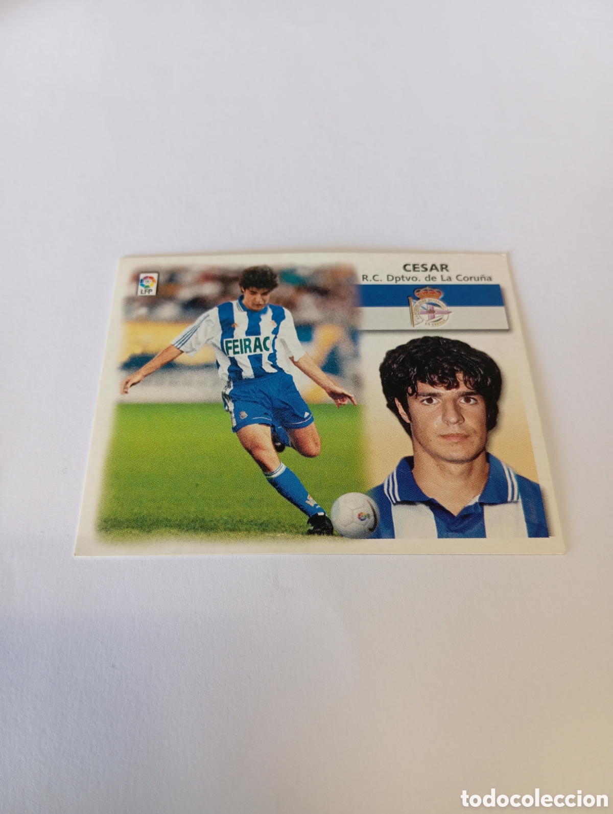 Cromos de F&uacute;tbol: CESAR COLOCA Deportivo LIGA ESTE 1999 2000 PANINI 99 00 NUEVO SIN PEGAR