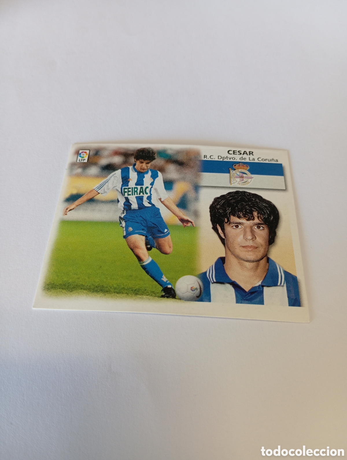 Cromos de F&uacute;tbol: CESAR COLOCA Deportivo LIGA ESTE 1999 2000 PANINI 99 00 NUEVO SIN PEGAR