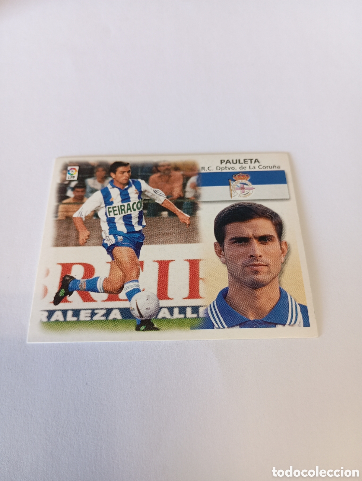 Cromos de F&uacute;tbol: PAULETA Deportivo LIGA ESTE 1999 2000 PANINI 99 00 NUEVO SIN PEGAR