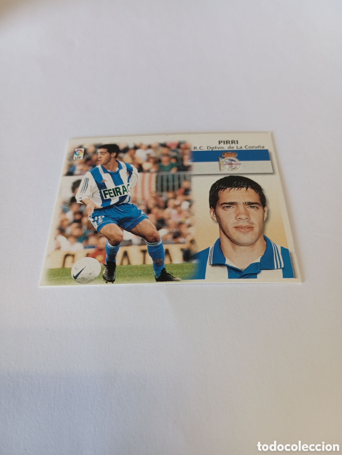 Cromos de F&uacute;tbol: PIRRI COLOCA Deportivo LIGA ESTE 1999 2000 PANINI 99 00 NUEVO SIN PEGAR
