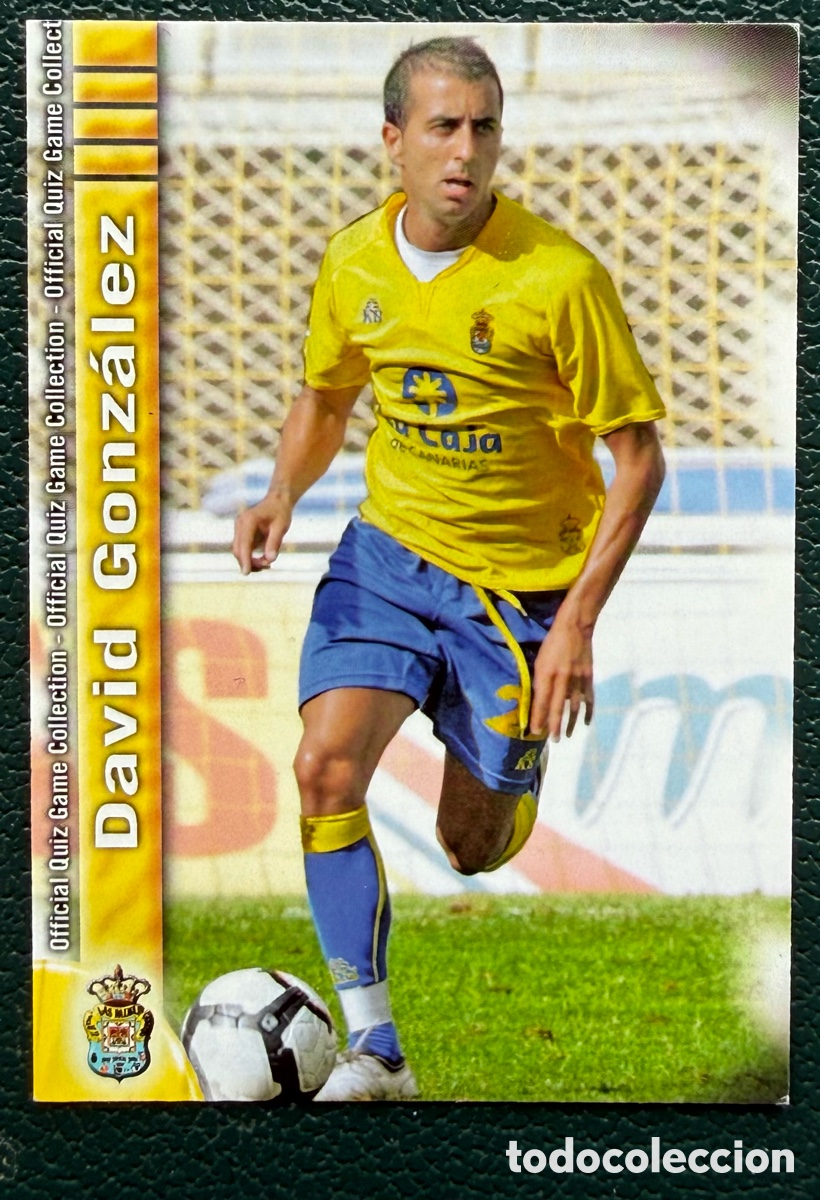 Cromos de F&uacute;tbol: 1282 DAVID GONZALEZ UD LAS PALMAS FICHAS ALBUM MUNDICROMO 2009 2010 09 10