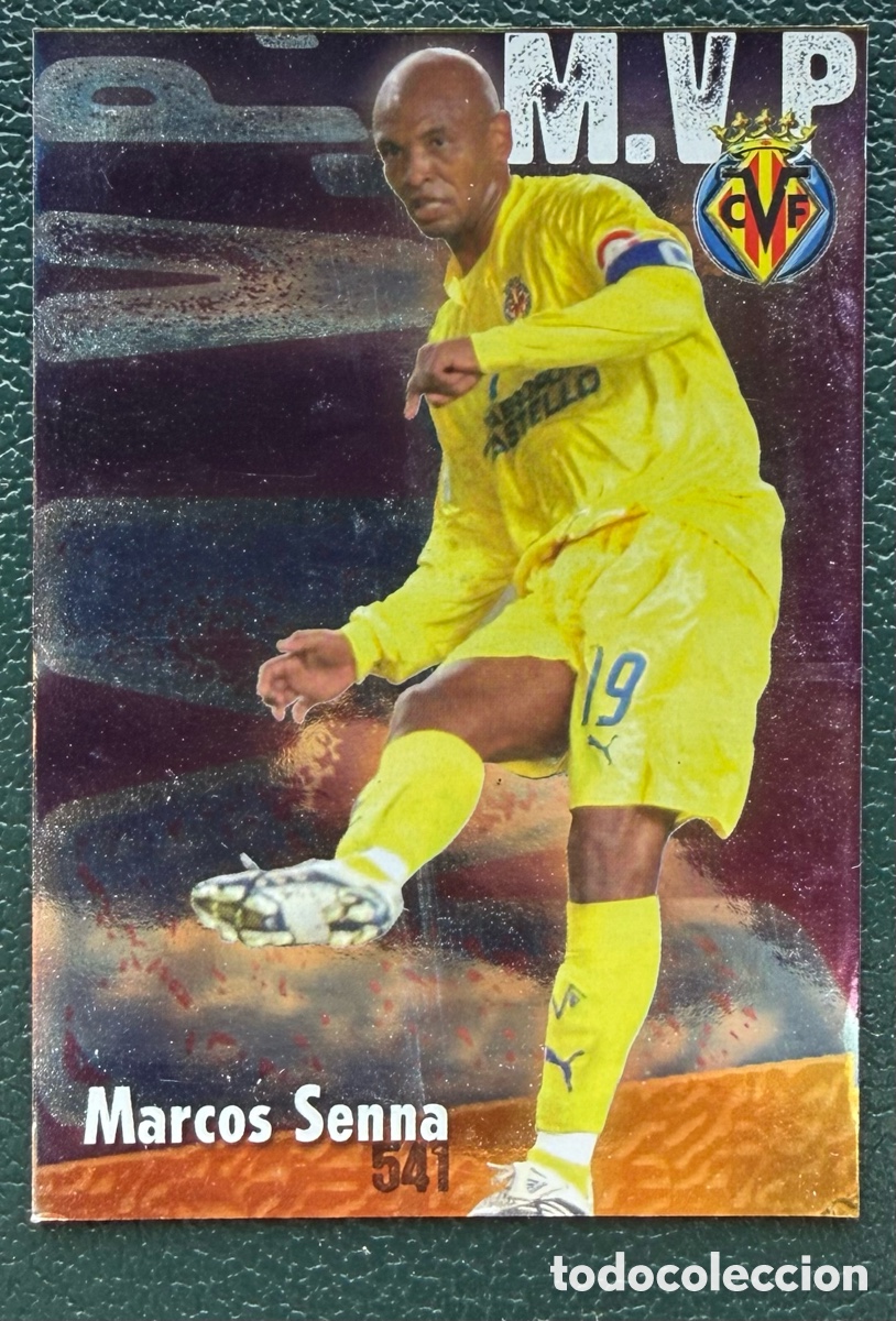 Cromos de F&uacute;tbol: 541 MARCOS SENNA VILLARREAL CF MVP FICHAS ALBUM MUNDICROMO 2008 2009 08 09