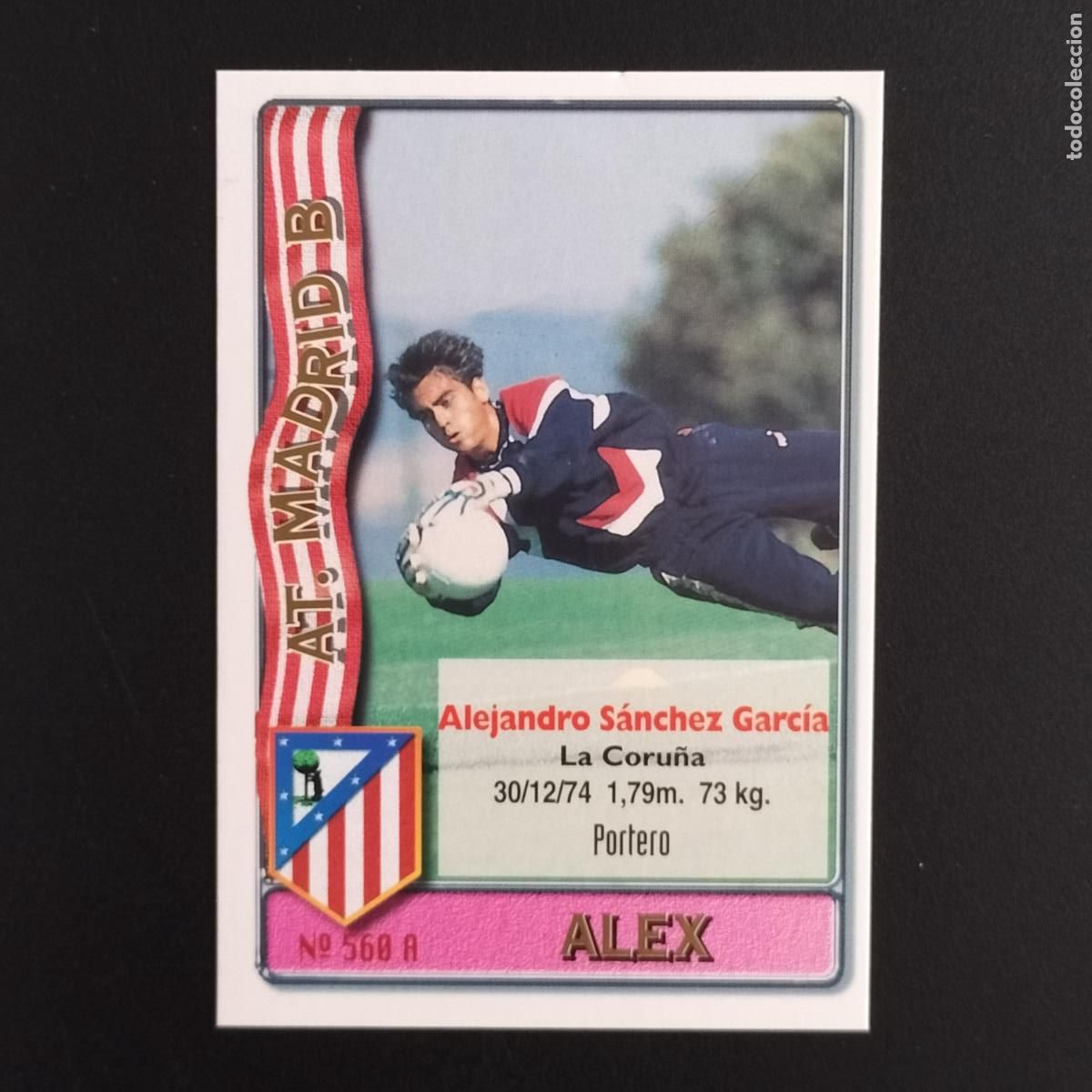 Cromos de F&uacute;tbol: 560 ALEX Y FEDE AT. MADRID CROMOS MUNDICROMO PLATINUM LIGA FUTBOL 1996 1997 96 97