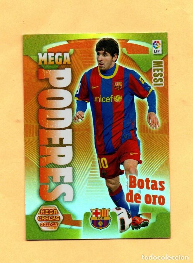 Fu&szlig;ball-Sticker: MEGACRACKS 2011-2012 PANINI 392 MESSI MEGA PODERES LIGA 11/12 FC.BARCELONA