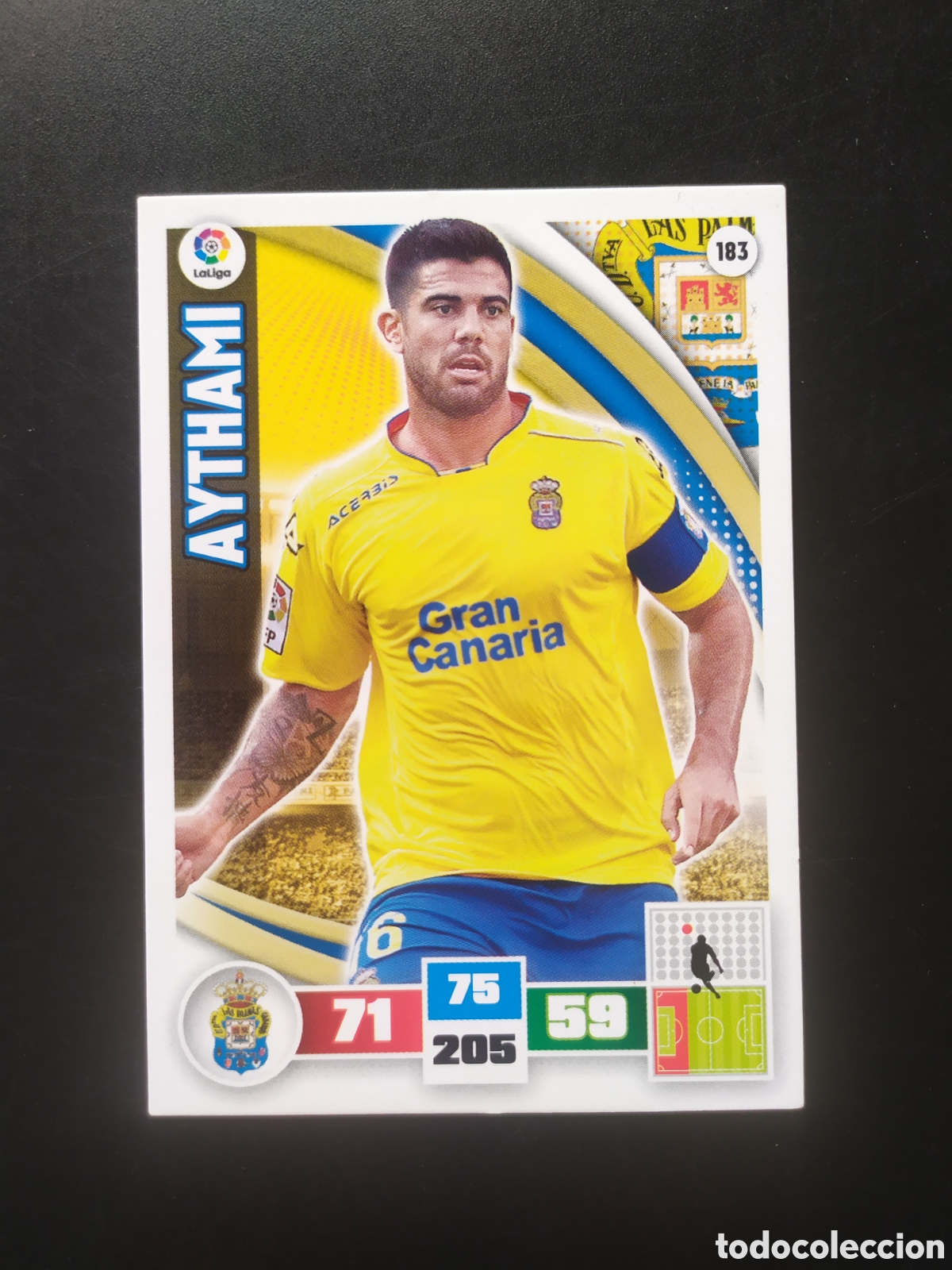 Cromos de F&uacute;tbol: Adrenalyn 2015 2016 15 16 panini Aythami n&deg; 183 Las Palmas