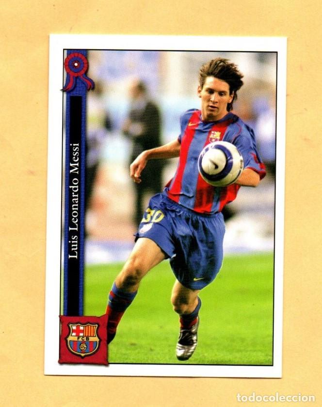 Cromos de F&uacute;tbol: MUNDICROMO LAS FICHAS DE LA LIGA 05-06 N&ordm; 602+ MESSI 2&ordm; A&Ntilde;O ROOKIE 2005-2006 FC.BARCELONA PERFECTO