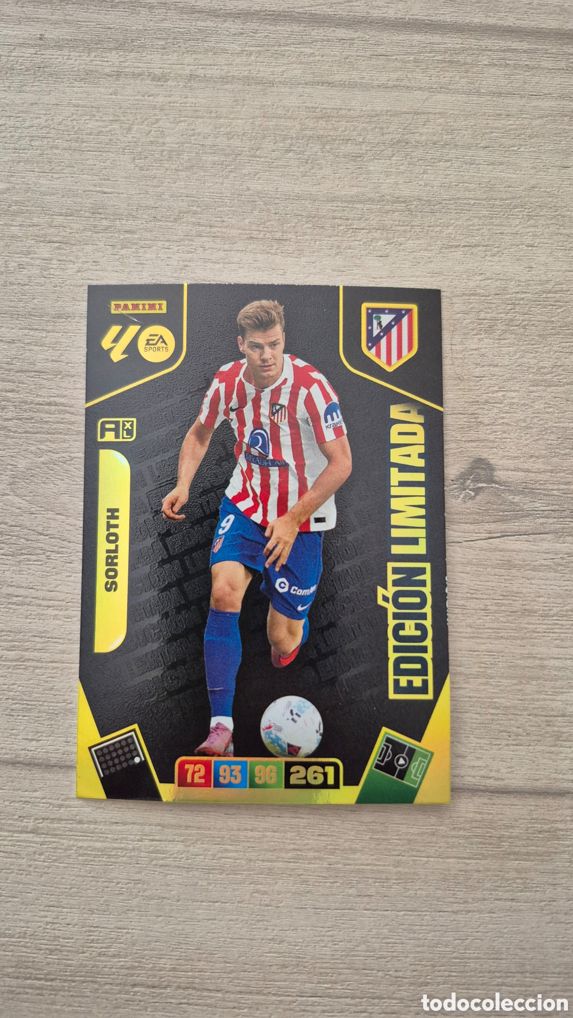 Cromos de F&uacute;tbol: Edicion Limitada Sorloth Adrenalyn 25/26
