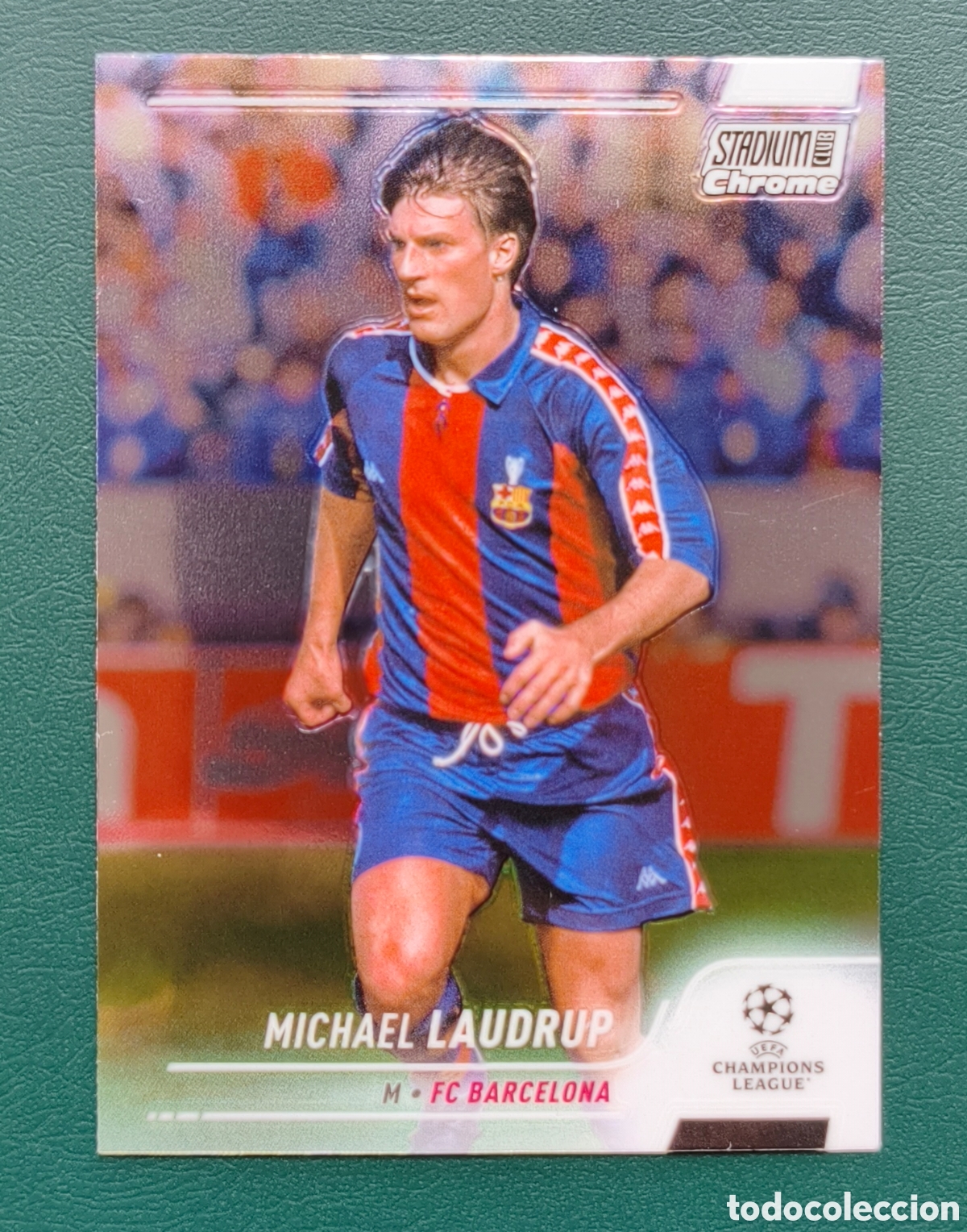 Cromos de F&uacute;tbol: 13 Michael Laudrup | FC Barcelona | 2022 Topps Stadium Club Chrome UCL 22