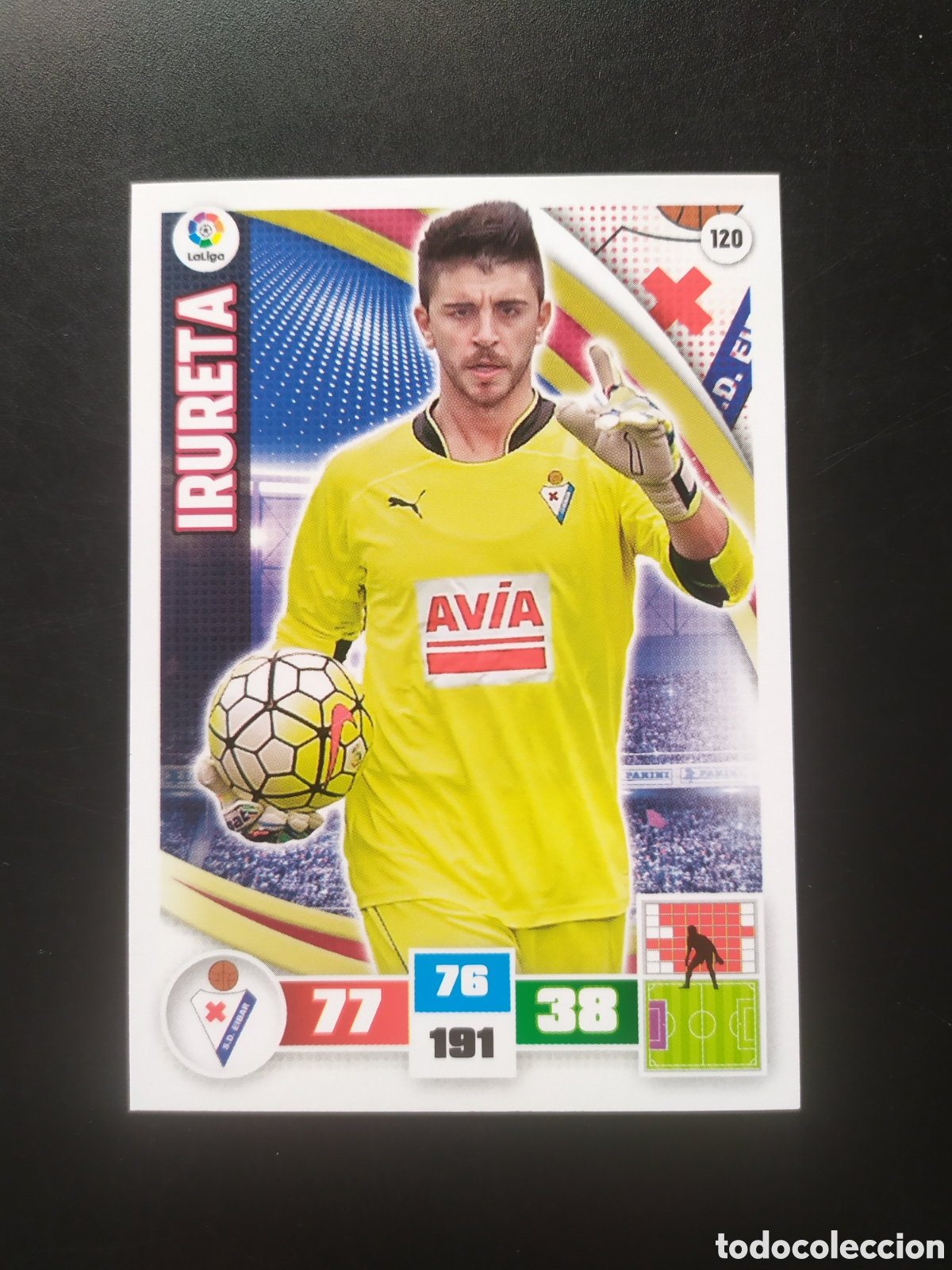 Cromos de F&uacute;tbol: Adrenalyn 2015 2016 15 16 panini Irureta n&deg; 120 Eibar