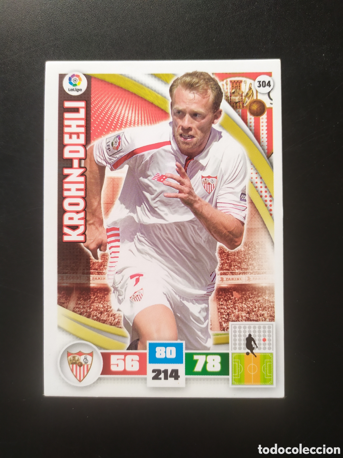 Cromos de F&uacute;tbol: Adrenalyn 2015 2016 15 16 panini Krohn-Dehli n&deg; 304 Sevilla