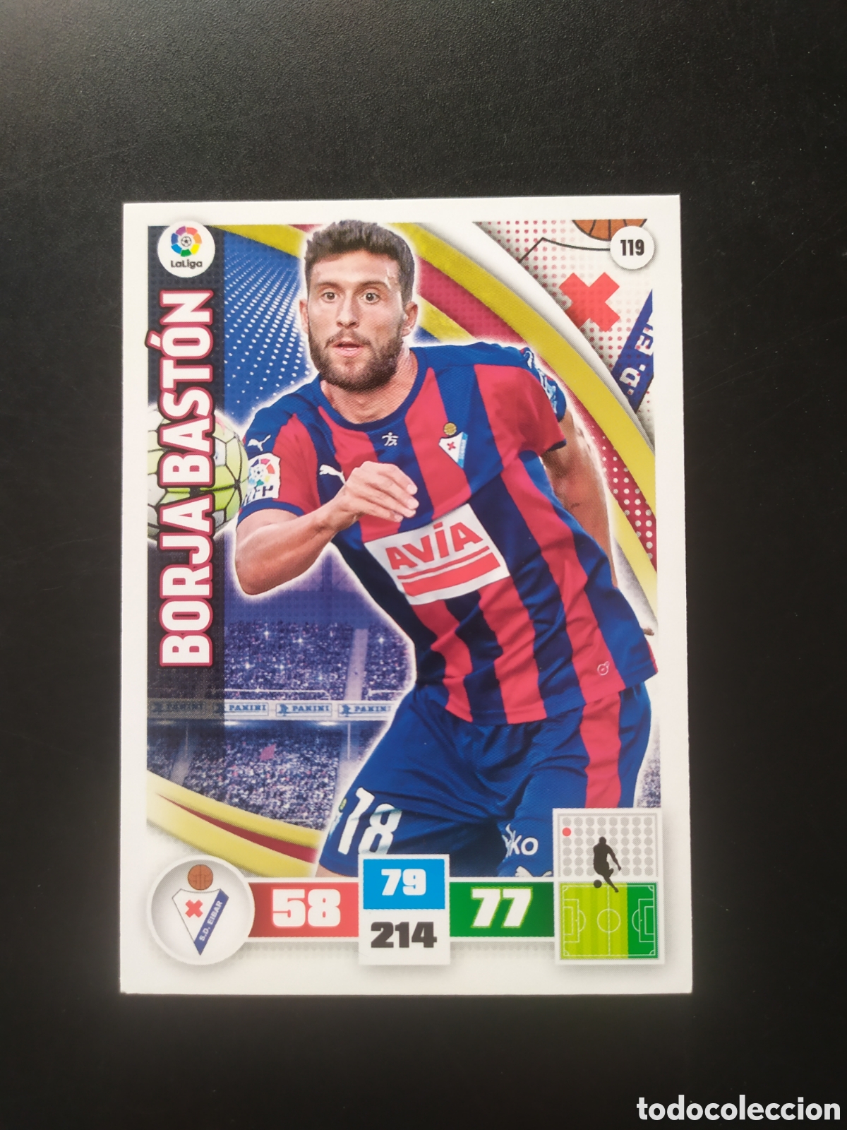 Cromos de Futebol: Adrenalyn 2015 2016 15 16 panini Borja Bast&oacute;n n&deg; 119 Eibar