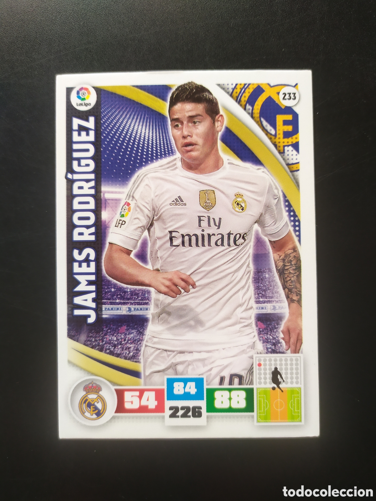Cromos de Futebol: Adrenalyn 2015 2016 15 16 panini James Rodr&iacute;guez n&deg; 233 Real Madrid