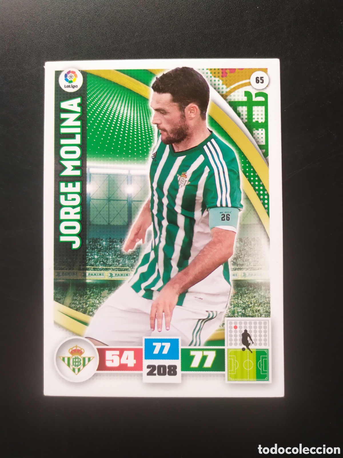 Cromos de Futebol: Adrenalyn 2015 2016 15 16 panini Jorge Molina n&deg; 65 Real Betis