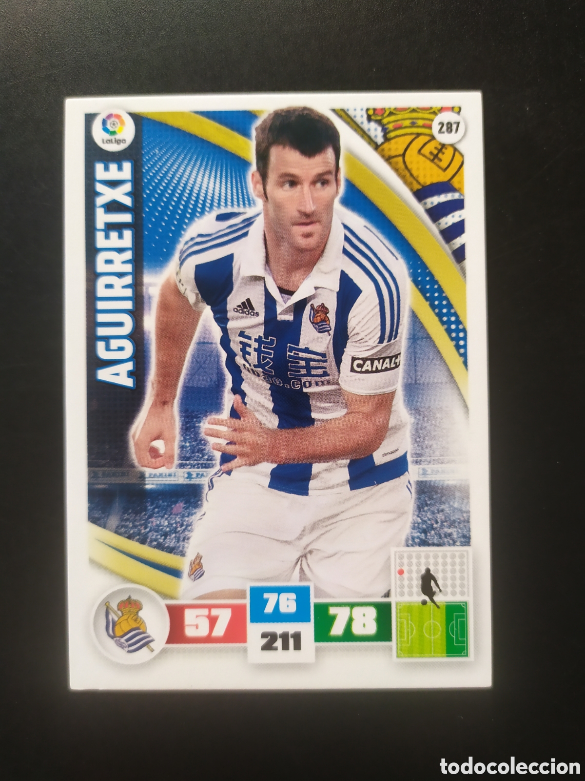 Cromos de Futebol: Adrenalyn 2015 2016 15 16 panini Aguirretxe n&deg; 287 Real Sociedad
