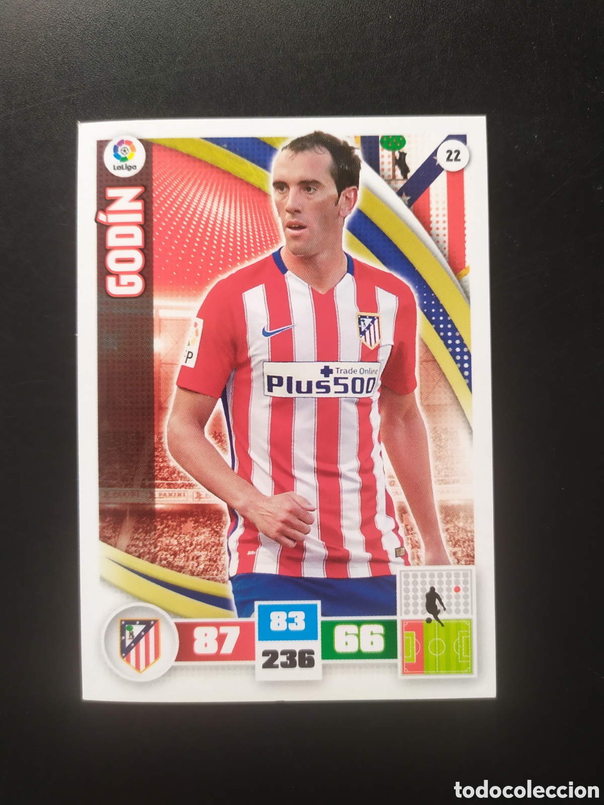 Cromos de Futebol: Adrenalyn 2015 2016 15 16 panini God&iacute;n n&deg; 22 Atl&eacute;tico Madrid