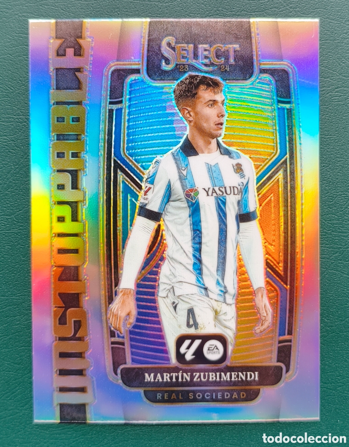 Cromos de F&uacute;tbol: #UN-13 MARTIN ZUBIMENDI - REAL SOCIEDAD UNSTOPPABLE 2023 2024 PANINI SELECT LALIGA 23 24