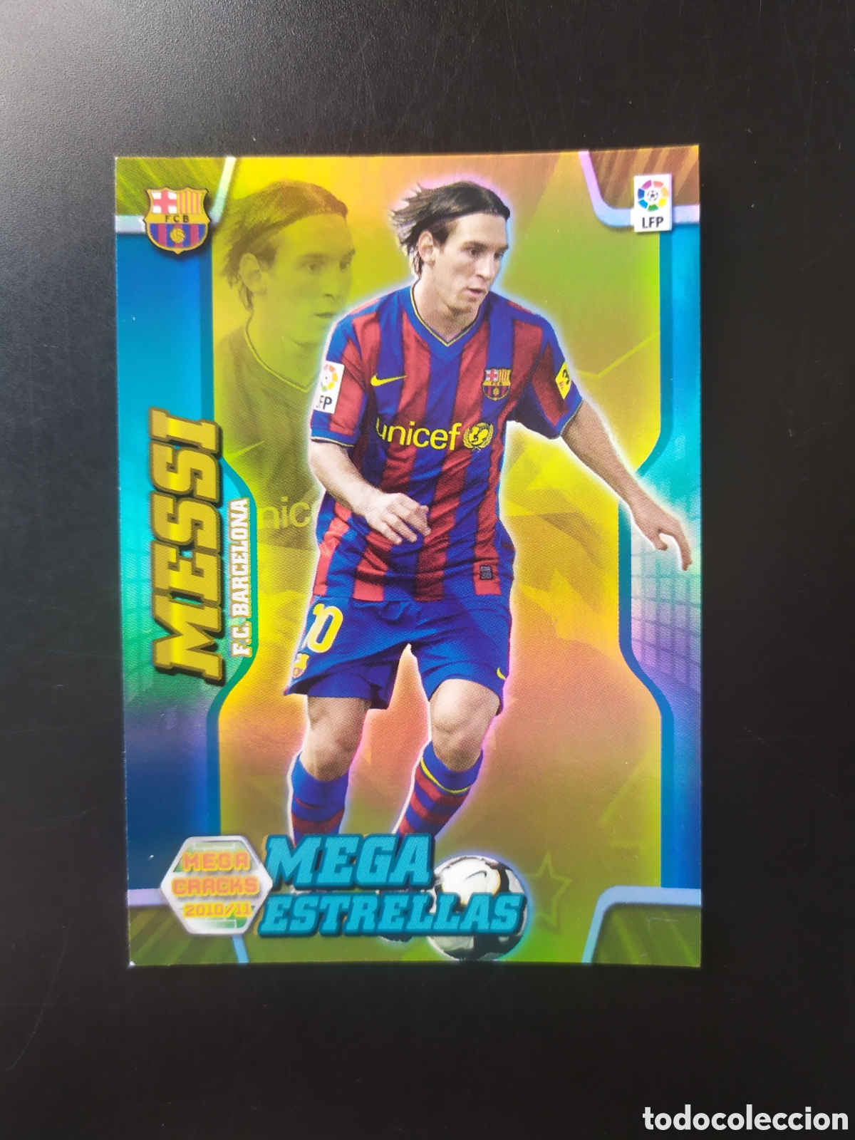 Cromos de F&uacute;tbol: Megacracks 2010 2011 10 11 panini Messi estrellas n&deg; 389 Barcelona