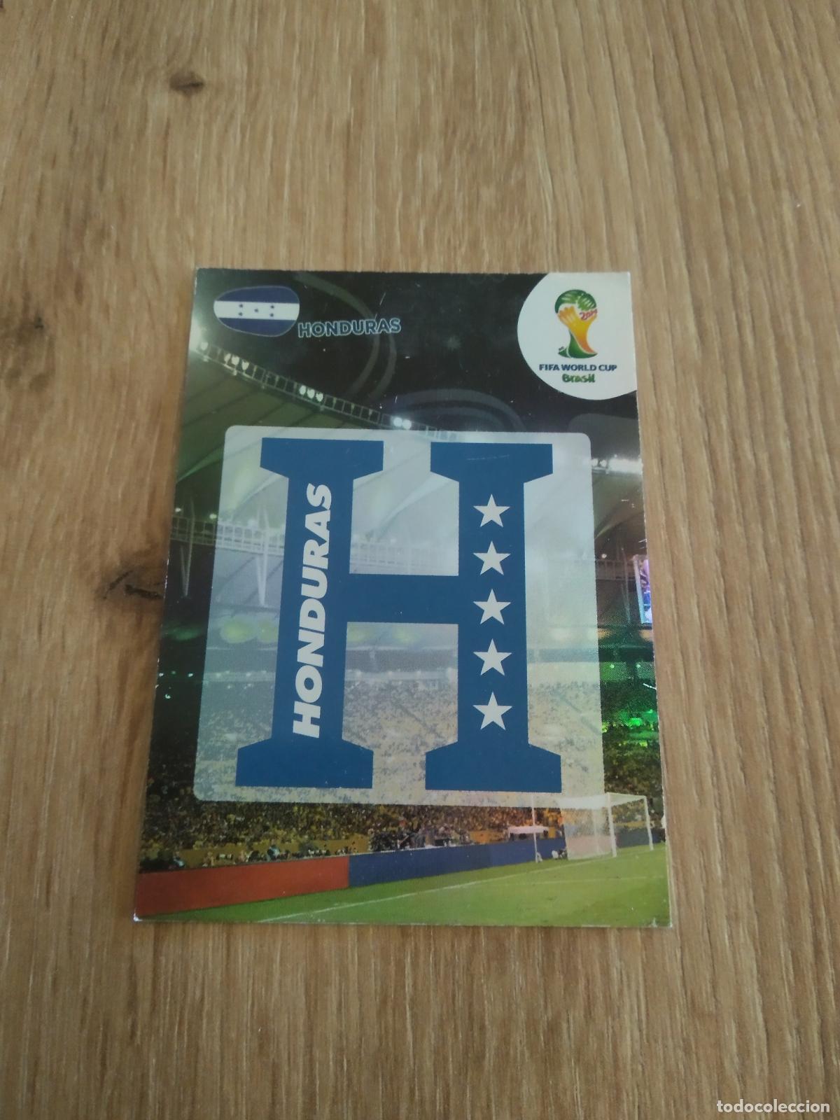 Cromos de F&uacute;tbol: ESCUDO LOGO HONDURAS CROMO FUTBOL PANINI ADRENALYN 2014 WORLD CUP COPA DEL MUNDO