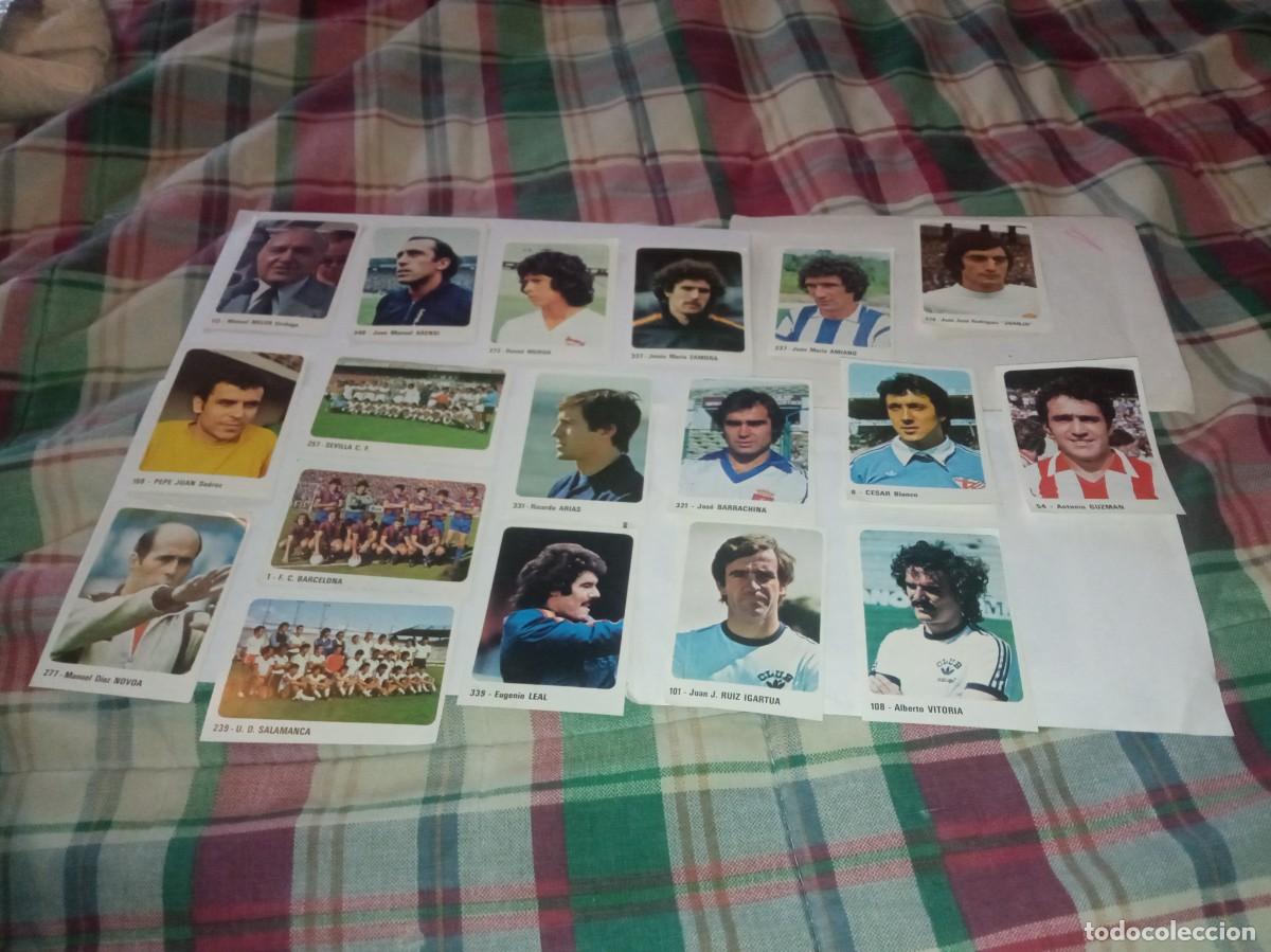 Cromos de F&uacute;tbol: Lote de cromos de futbol CROMOCOM 70-80