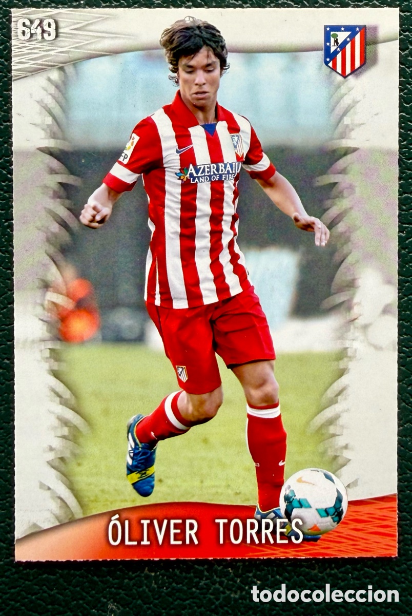 Figurine di Calcio: 649 OLIVER TORRES ATLETICO DE MADRID FICHAS ALBUM MUNDICROMO 2013 2014 13 14