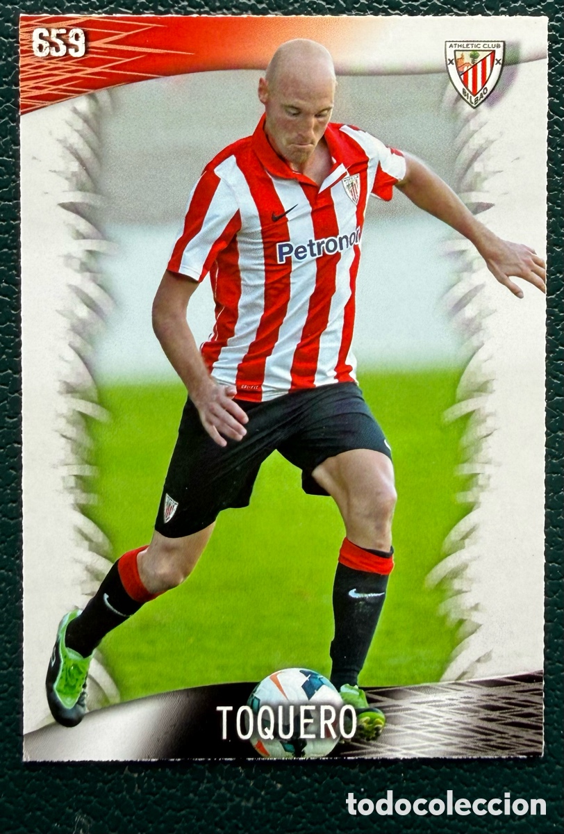Cromos de Futebol: 659 TOQUERO ATHLETIC DE BILBAO FICHAS ALBUM MUNDICROMO 2013 2014 13 14