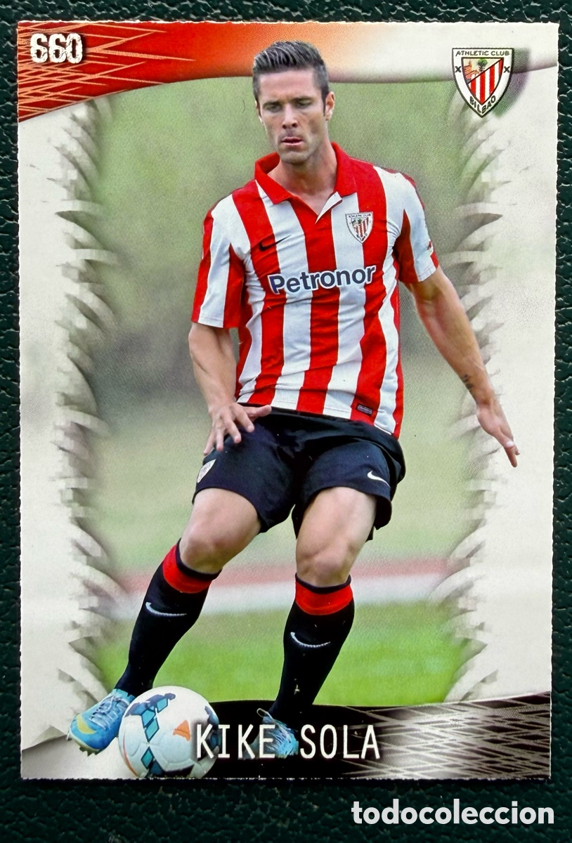 Cromos de Futebol: 660 KIKE SOLA ATHLETIC DE BILBAO FICHAS ALBUM MUNDICROMO 2013 2014 13 14