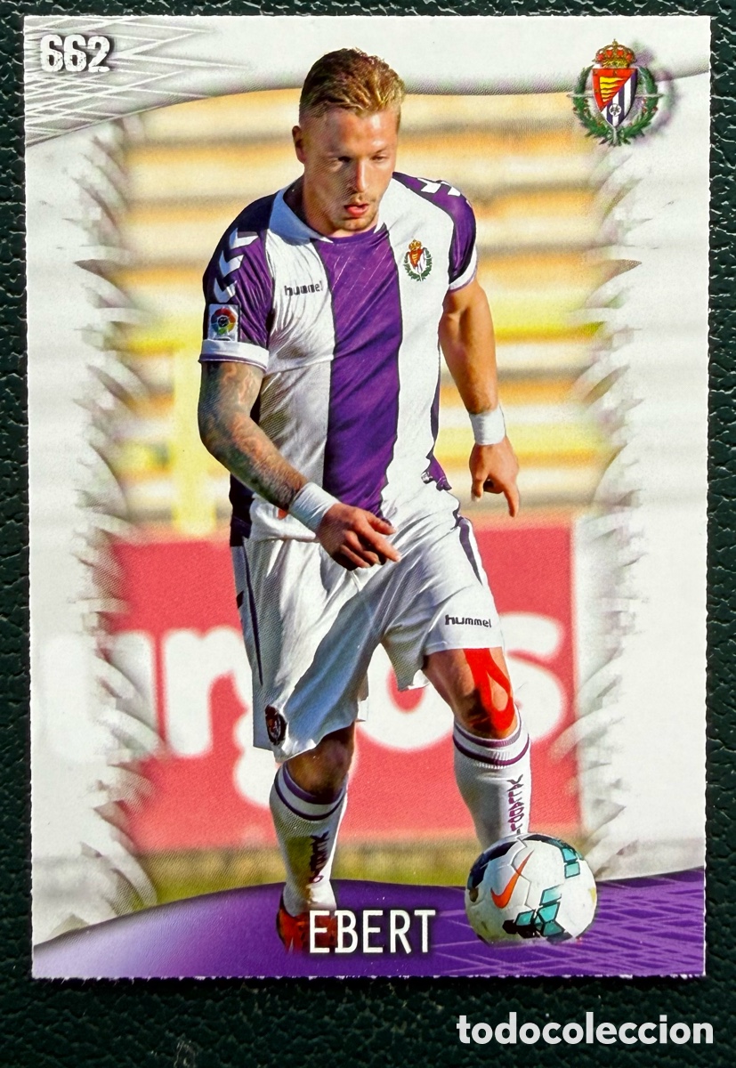 Cromos de Futebol: 662 EBERT REAL VALLADOLID FICHAS ALBUM MUNDICROMO 2013 2014 13 14