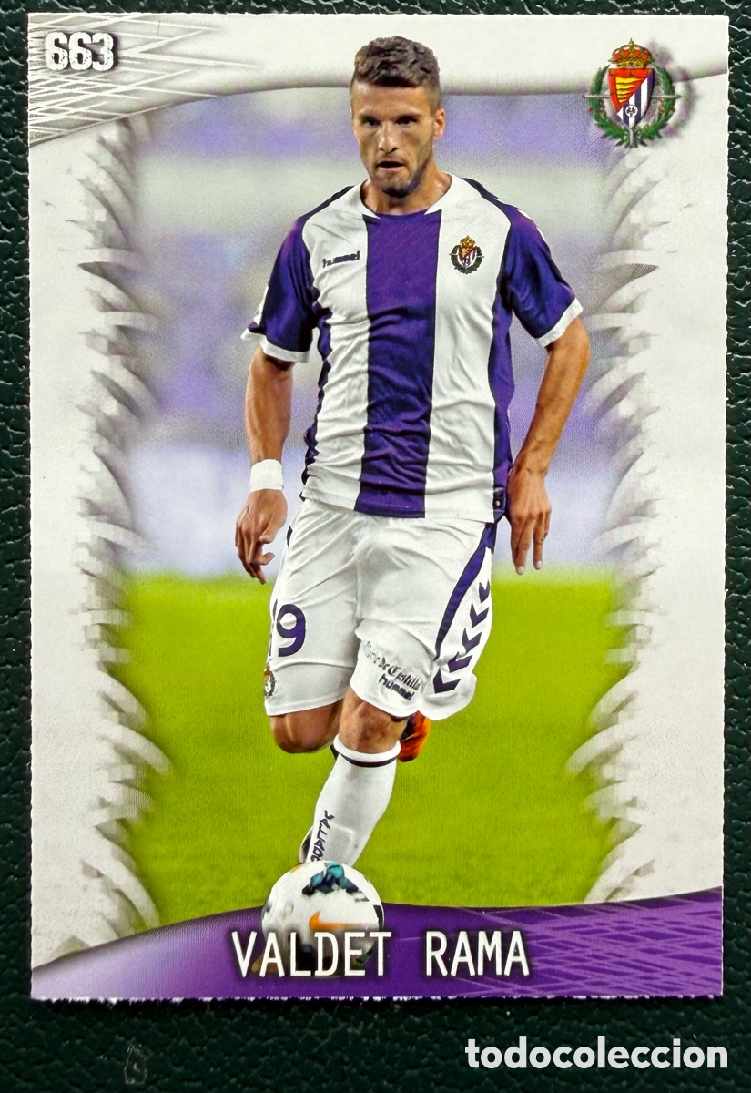 Cromos de Futebol: 663 VALDET RAMA REAL VALLADOLID FICHAS ALBUM MUNDICROMO 2013 2014 13 14