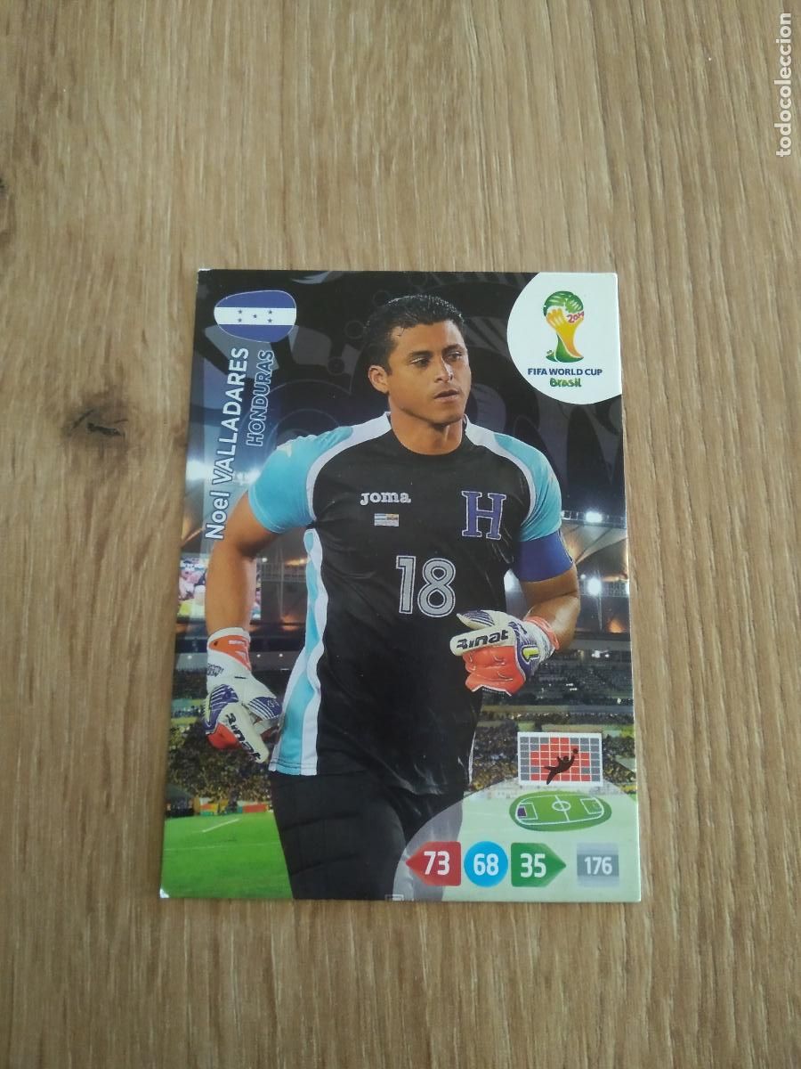 Cromos de F&uacute;tbol: NOEL VALLADARES HONDURAS CROMO FUTBOL PANINI ADRENALYN 2014 WORLD CUP COPA DEL MUNDO