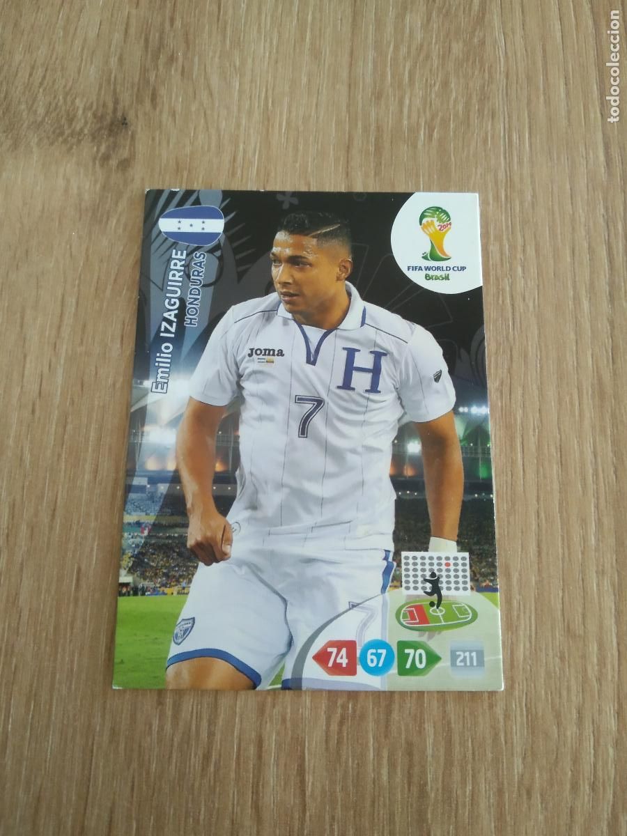 Football Stickers: EMILIO IZAGUIRRE HONDURAS CROMO FUTBOL PANINI ADRENALYN 2014 WORLD CUP COPA DEL MUNDO
