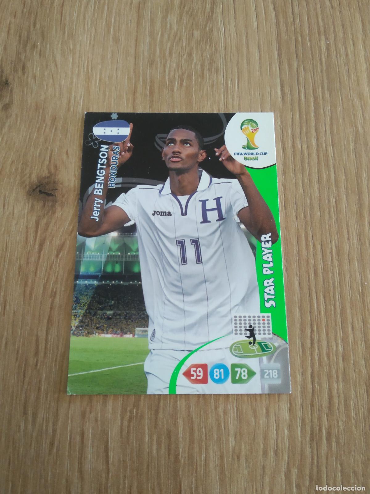 Football Stickers: JERRY BENGTSON HONDURAS CROMO FUTBOL PANINI ADRENALYN 2014 WORLD CUP COPA DEL MUNDO