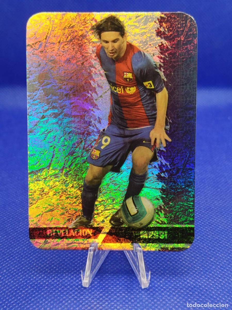 Football Stickers: #542 LIONEL MESSI FC BARCELONA 2008 MUNDICROMO LAS FICHAS DE LA LIGA &rdquo;REVELACION&rdquo;