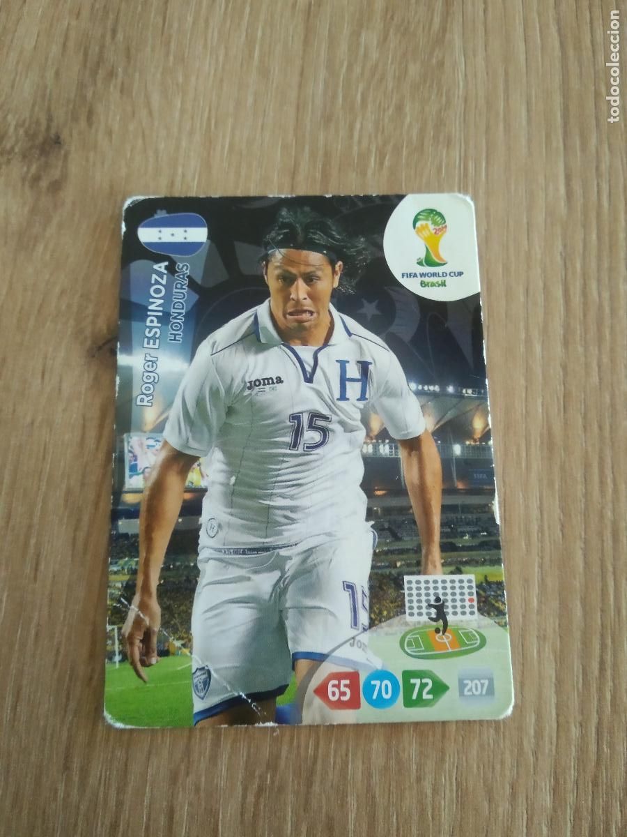 Cromos de F&uacute;tbol: ROGER ESPINOZA HONDURAS CROMO FUTBOL PANINI ADRENALYN 2014 WORLD CUP COPA DEL MUNDO