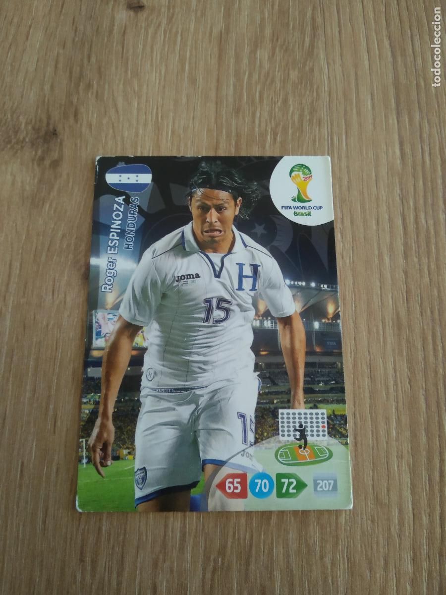 Cromos de F&uacute;tbol: ROGER ESPINOZA HONDURAS CROMO FUTBOL PANINI ADRENALYN 2014 WORLD CUP COPA DEL MUNDO