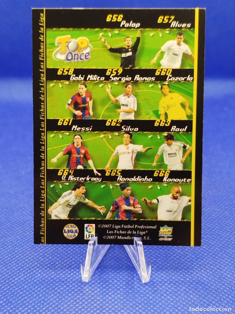 Cromos de F&uacute;tbol: #665 LIONEL MESSI FC BARCELONA 2008 MUNDICROMO - FICHAS DE LA LIGA INDICE TOP 11