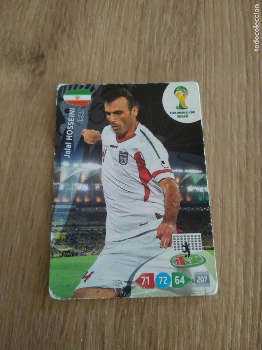 Cromos de F&uacute;tbol: JALAL HOSSEINI IRAN CROMO FUTBOL PANINI ADRENALYN 2014 WORLD CUP COPA DEL MUNDO