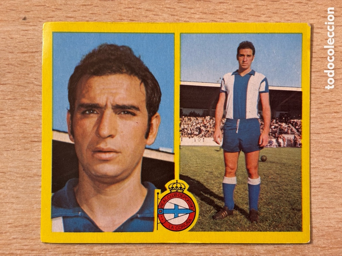 Cromos de F&uacute;tbol: Cervera RCD La Coru&ntilde;a Ediciones Este 72 73 recuperado en buen estado
