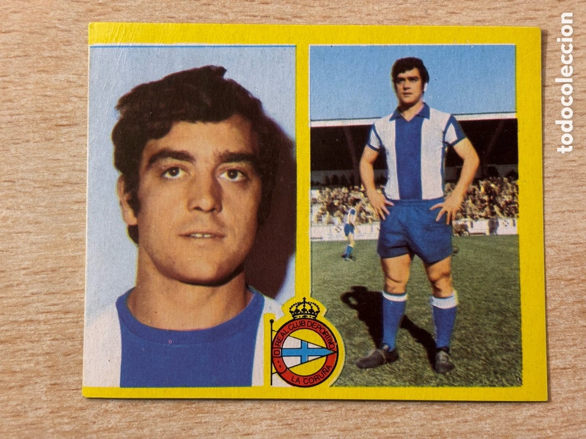 Cromos de F&uacute;tbol: Beci RCD La Coru&ntilde;a Ediciones Este 72 73 recuperado en buen estado
