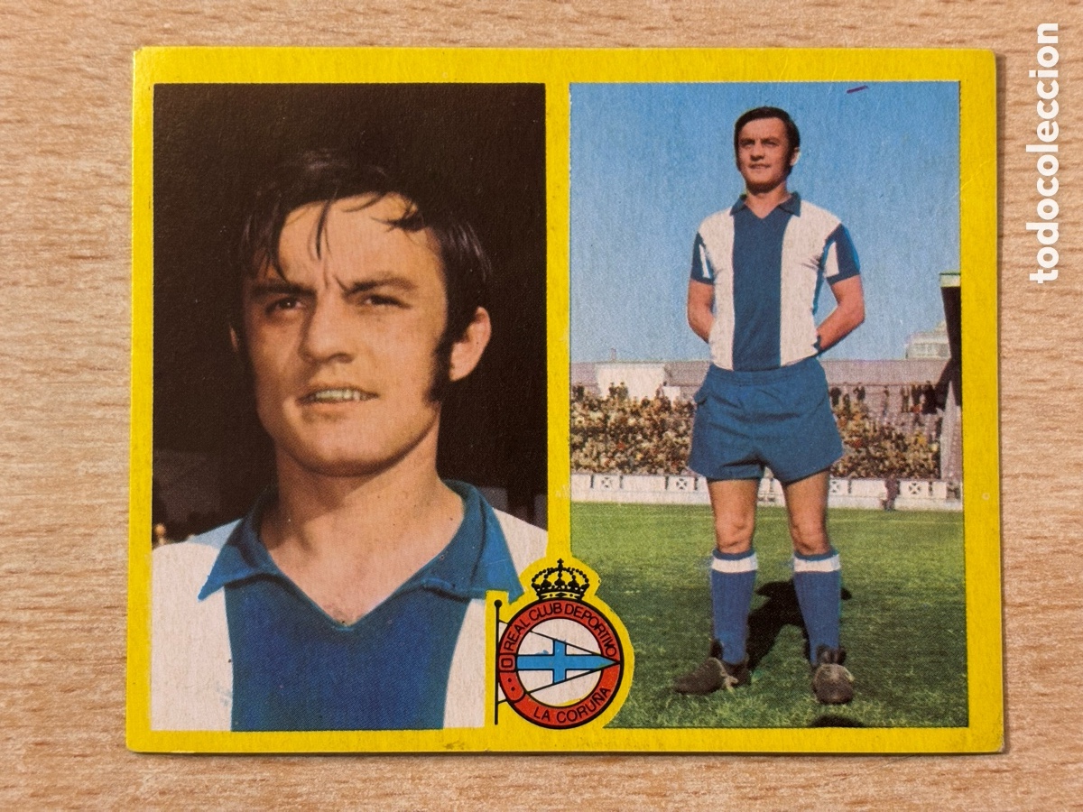 Cromos de F&uacute;tbol: Cholo RCD La Coru&ntilde;a Ediciones Este 72 73 recuperado en buen estado