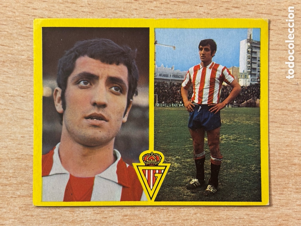 Cromos de F&uacute;tbol: Herrero Real Gij&oacute;n Ediciones Este 72 73 sin pegar Sporting