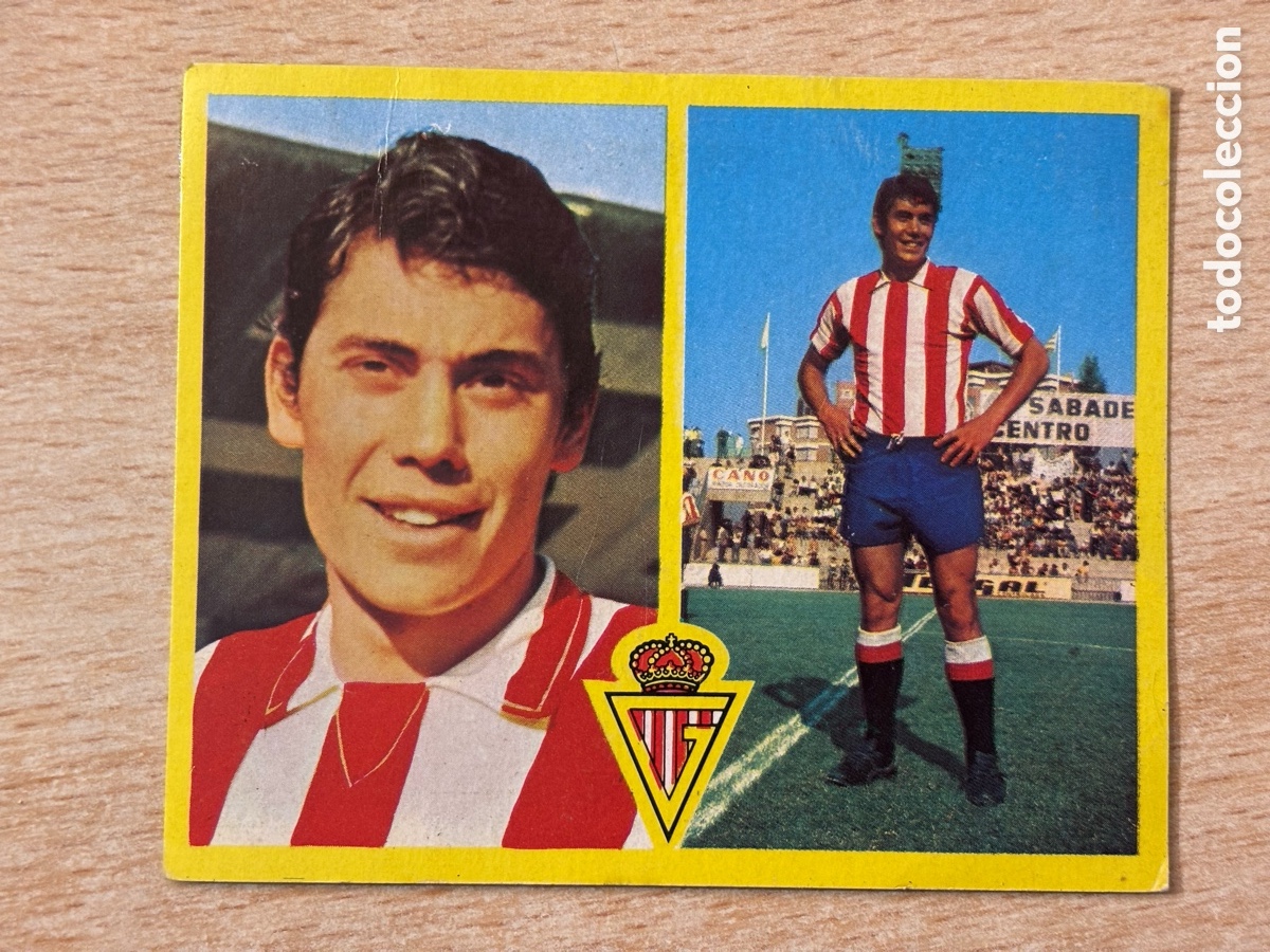 Cromos de F&uacute;tbol: Jos&eacute; Manuel Real Gij&oacute;n Ediciones Este 72 73 recuperado en buen estado Sporting