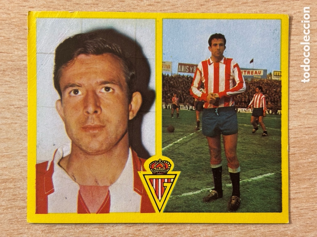 Cromos de F&uacute;tbol: Echevarr&iacute;a Real Gij&oacute;n Ediciones Este 72 73 recuperado en buen estado Sporting