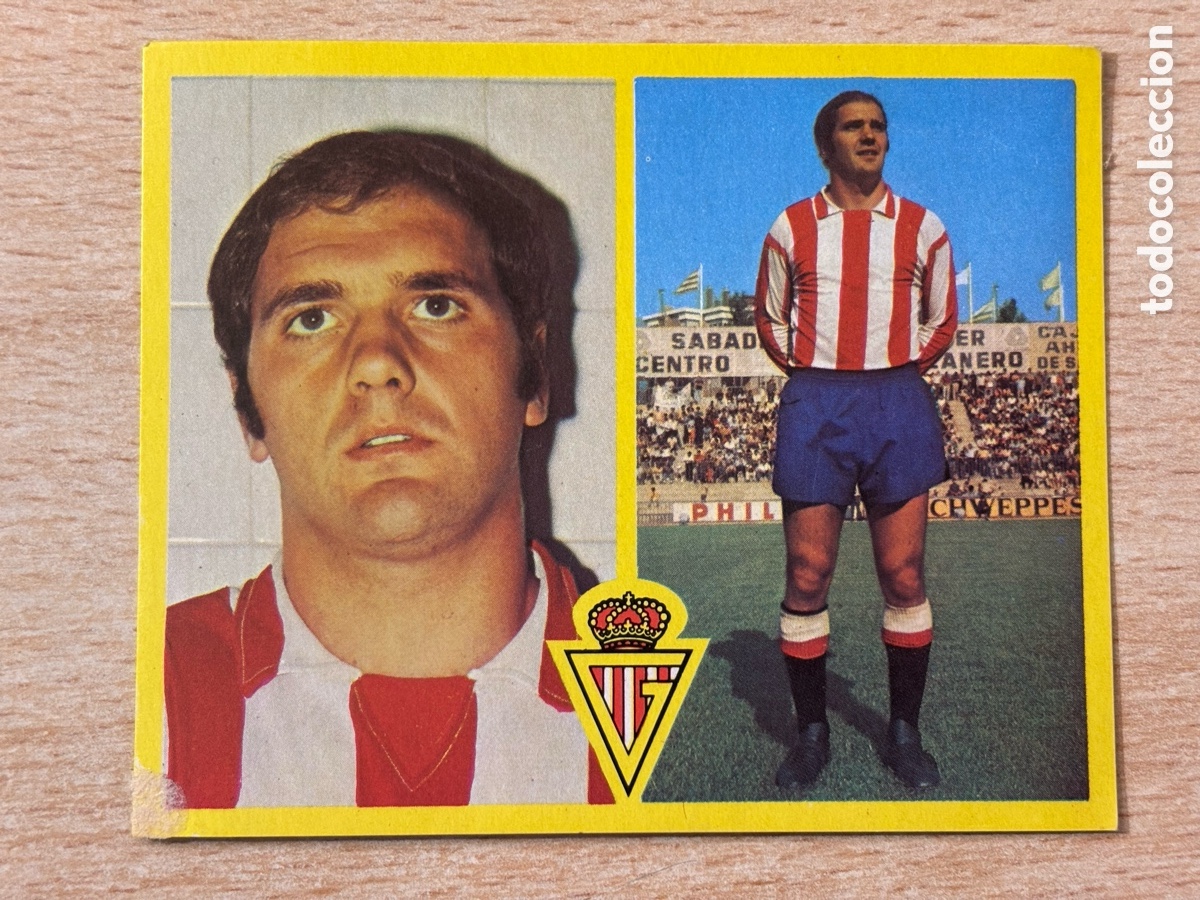 Cromos de F&uacute;tbol: Vald&eacute;s Real Gij&oacute;n Ediciones Este 72 73 recuperado en buen estado Sporting